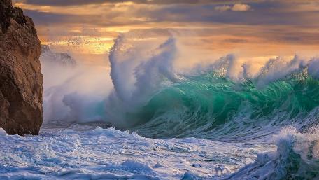 Wind wave wallpaper