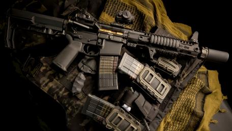 Tactical Firepower Display in 4K wallpaper