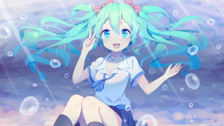 Hatsune Miku child wallpaper