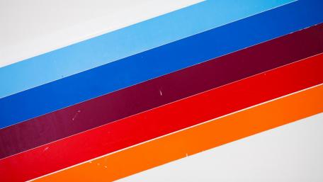 Retro colored lines from the 70s wallpaper