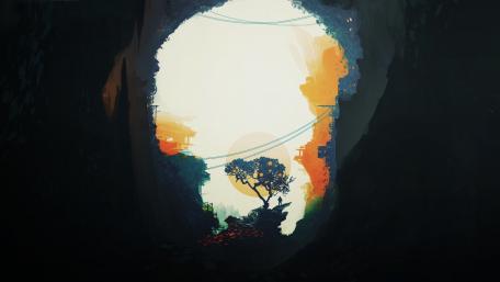 Oriental fantasy Illustration wallpaper