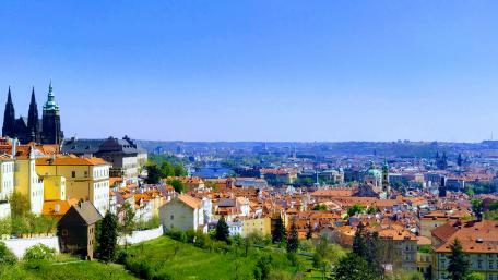 Prague old city wallpaper