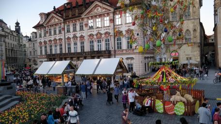 Prague Easter Market wallpaper