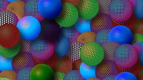3D colorful graphics wallpaper