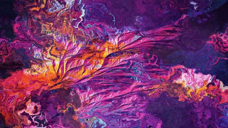 Purple abstract painting art wallpaper