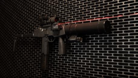 Tactical Firearm Display wallpaper