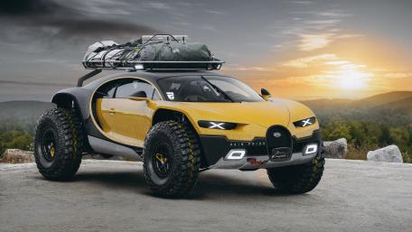 Bugatti Chiron off-road concept car wallpaper