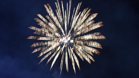 Bright Starburst Fireworks Display wallpaper