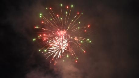 Colorful Fireworks Lighting Up the Night Sky wallpaper