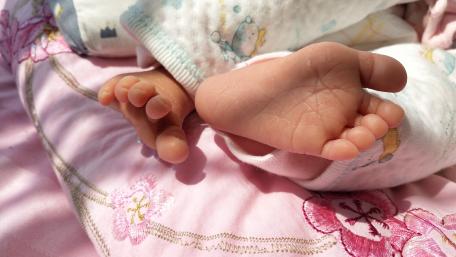 Tiny Toes of Childhood Magic wallpaper