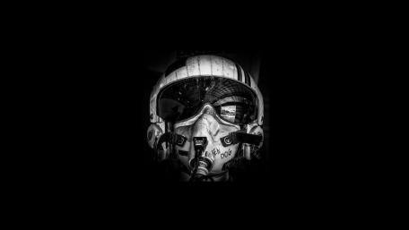 Fighter pilot mask wallpaper