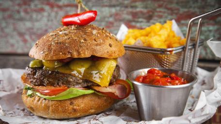 Chili burger wallpaper