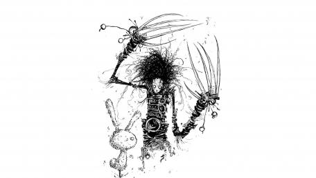 Edward Scissorhands artwork wallpaper