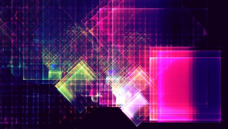 Pink abstract digital art wallpaper