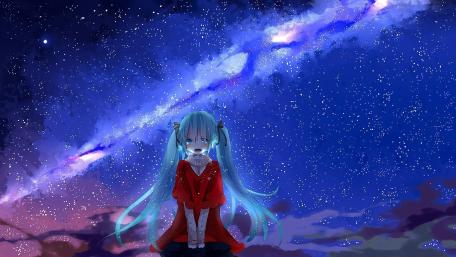 Sad anime girl wallpaper