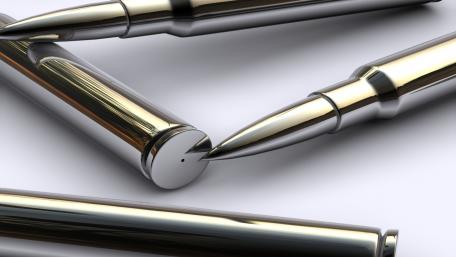 Shiny Ammunition Display in Close-Up View wallpaper
