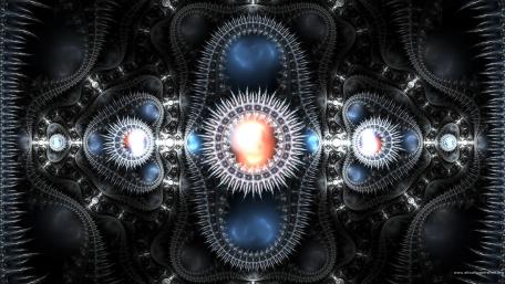 Symmetrical Fractal Cosmos wallpaper