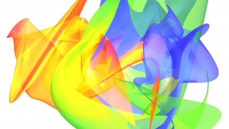 Vibrant Abstract Dance of Colors wallpaper