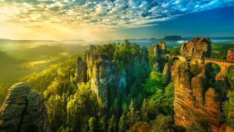 Saxon Switzerland wallpaper