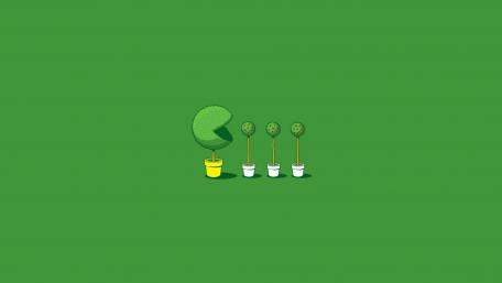 Plant eats plants wallpaper
