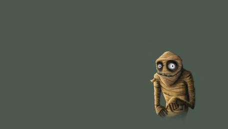 Mummy Cartoon Surprise wallpaper