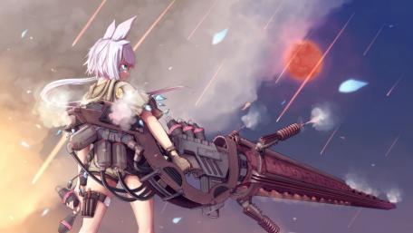 Anime warrior girl wallpaper