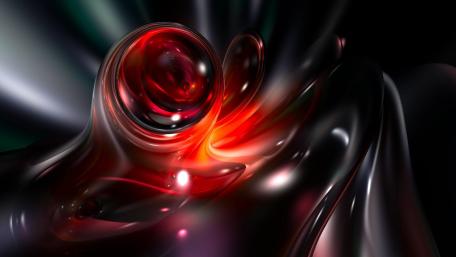 Black and red ink wallpaper