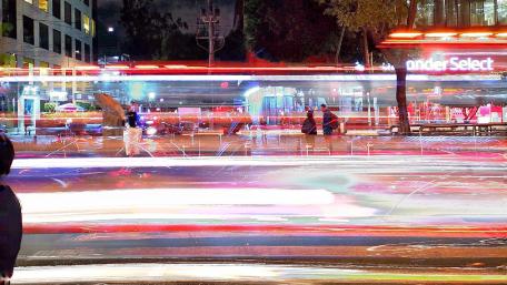 Lights in Insurgentes Sur wallpaper