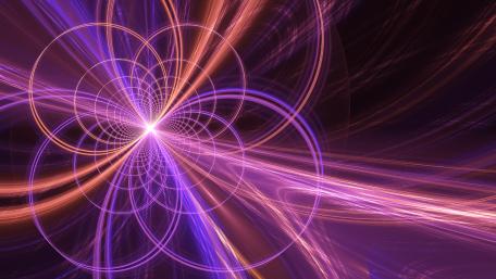 Radiant Swirls of Purple Light wallpaper