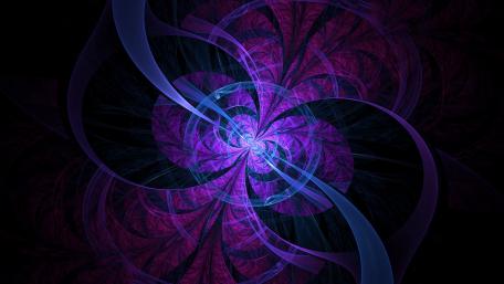 Blue and purple abstract digital art wallpaper