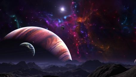 Alien planets wallpaper