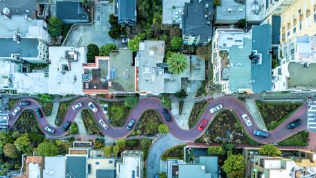 San Francisco from above wallpaper