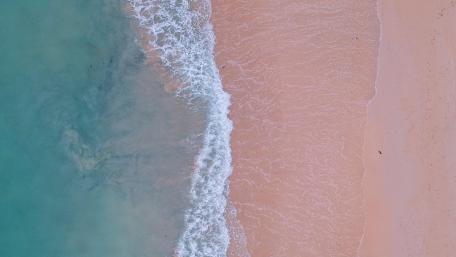 Mesmerizing Aerial Beachscape wallpaper