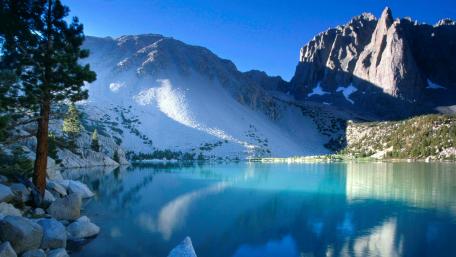 Second Lake and Temple Crag (Sierra Nevada) wallpaper