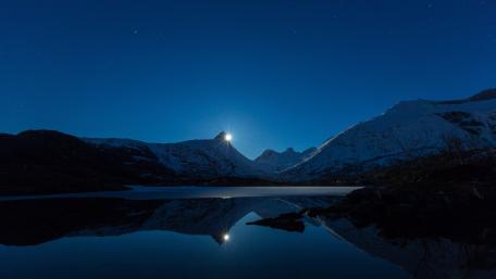Night reflection wallpaper
