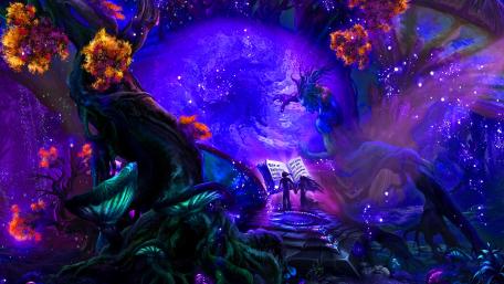Purple Explosion wallpaper