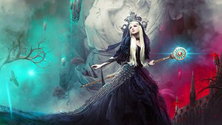 Black witch wallpaper