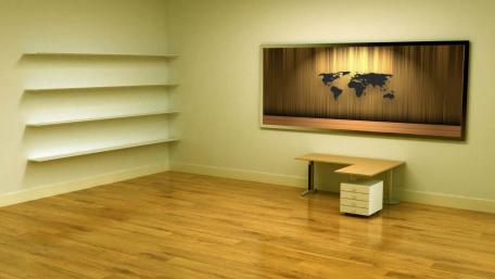 Modern Minimalist Workspace Design Ideal for Productivity wallpaper