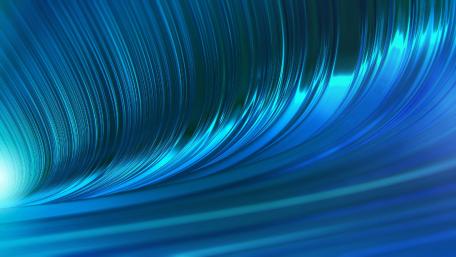 Waves of Azure Light wallpaper