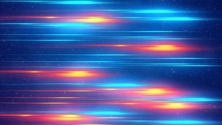 Glowing lines wallpaper