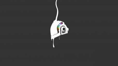 Abstract Minimalist Mouse Design in Dark Elegance wallpaper