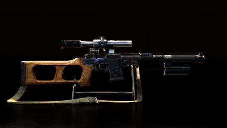 Rifle Display Against a Dark Backdrop wallpaper