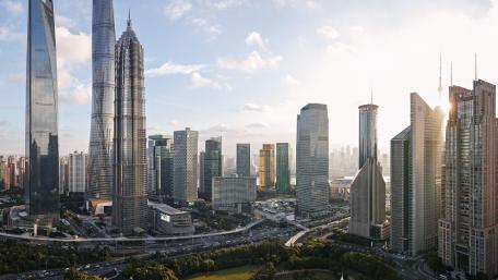 Business District of Shanghai wallpaper