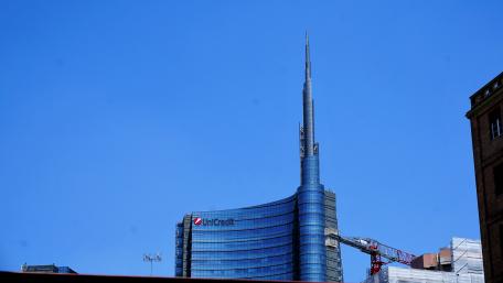 Modern City Skyline with Towering Architecture wallpaper