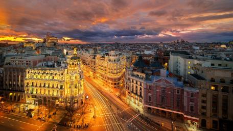 Madrid by Night wallpaper