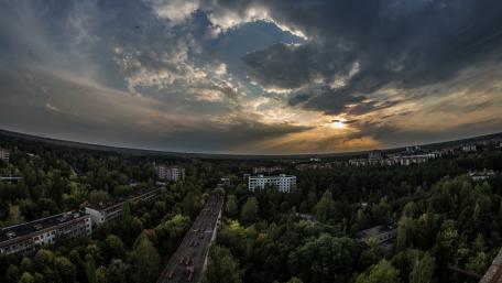 Pripyat landscape nowdays wallpaper