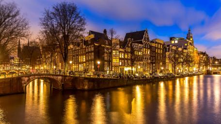 Canals of Amsterdam wallpaper