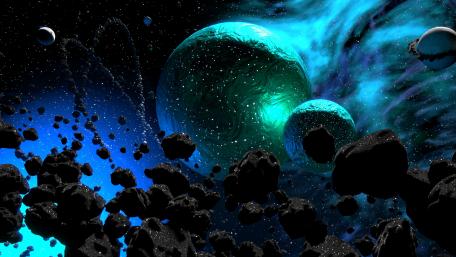 Meteor shower wallpaper