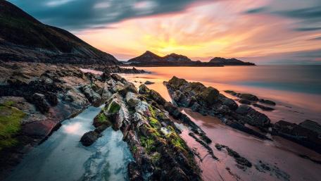 Extraordinarily beautiful sunset wallpaper