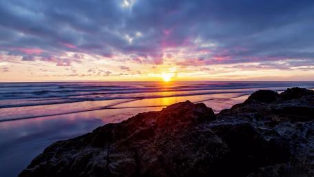 Sunset Beach wallpaper